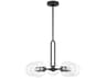 Codyn Chandelier in Midnight Black A Modern Statement Light
