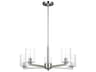 Fullton Five Light Chandelier Brushed Nickel