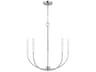Greenwich Chandelier Brushed Nickel 5-Light Fixture