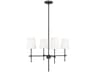 Baker Chandelier Contemporary Four Light Fixture