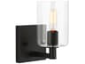 Fullton Wall Sconce in Midnight Black Modern