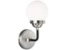 Cafe Wall Sconce in Brushed Nickel