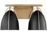 Norman Two Light Bath Sconce Modern Industrial Fixture
