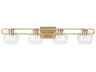Codyn 4-Light Vanity Light in Satin Brass