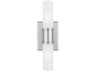 Keaton Two Light Bath Sconce Modern Brushed Nickel