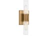 Keaton 2-Light Satin Brass Vanity Light