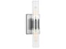 Keaton 2-Light Brushed Nickel Vanity Light