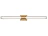 Kiel LED Vanity Light Satin Brass