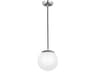 Mini Pendant Leo Hanging Globe Satin Aluminum