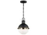 Hanks 1 Light Mini Pendant Midnight Black