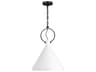 Pendant Light Lyon Matte White Medium Cone