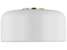 Malone Matte White Flush Mount Ceiling Light