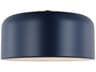Malone 1-Light Navy Flush Mount Ceiling Light