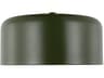 Malone Large Flush Mount Ceiling Light Olive Green