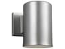 Outdoor Cylinders 1-Light Wall Lantern Painted Brushed Nickel