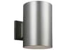 Outdoor Cylinders Painted Brushed Nickel 1 Light Outdoor Wall Lantern