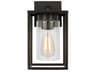 Outdoor Wall Lantern Vado Antique Bronze Clear Glass