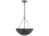 Kelan 6 Light Aged Iron Small Pendant
