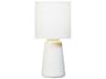 Vessel Modern Ceramic Table Lamp in New White