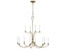 Chandelier Westerly Antique Gild 12-Light