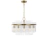 Beckett Burnished Brass 12-Light Chandelier