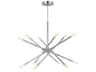 Eastyn Polished Nickel 12 Light Sputnik Chandelier