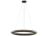 Cielo 1-Light Midnight Black Round Pendant
