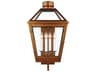 Hyannis Outdoor Wall Lantern Natural Copper 4 Light