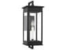 One Light Outdoor Wall Sconce Cupertino Textured Black