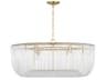 Chandelier Pierce Burnished Brass 6-Light