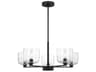 5 Light Chandelier Lochdale Midnight Black
