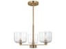 Lochdale 3-Light Satin Brass Candelabra Chandelier