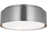 Dartmore Flush Mount Ceiling Light Brushed Nickel Etched Glass