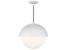 Hyde Matte White Globe Pendant