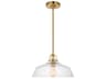 Payton 1-Light Satin Brass Pendant