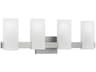 Rhode 4 Light Bath Vanity Light Brushed Steel