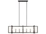 Finnegan Linear Chandelier 7 Light New World Bronze