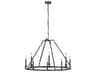 8-Light Chandelier Landen Smith Steel Modern Farmhouse