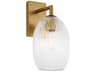 Serafina 1-Light Burnished Brass Wall Sconce