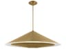 Echo 1-Light Burnished Brass Pendant