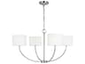 Sawyer Small Chandelier Polished Nickel 4 Light