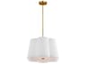 Pendant Bronte 3 Light Burnished Brass