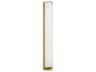Freya LED Bath Vanity Light Burnished Brass Milk Glass