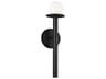 Nodes 1-Light Midnight Black Wall Sconce