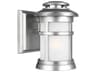 Newport Painted Brushed Steel Outdoor Wall Lantern
