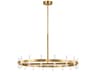 Silas Burnished Brass Round Chandelier