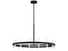 Silas Midnight Black Round Chandelier