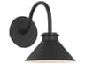 Modern Barn Light Outdoor Wall Lantern Textured Black LED