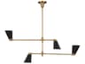 Chandelier Signoret 4-Light Burnished Brass