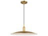 Dash Modern Burnished Brass 24-Inch LED Pendant